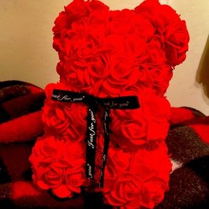 🌹 Synthetic Rose Bear 🌹